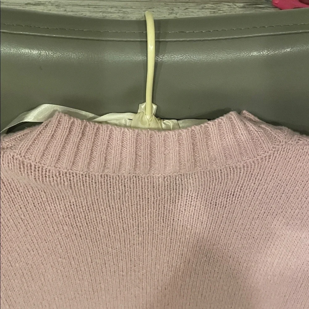 Pink Knit Sweater Dress - Picture 8 of 9